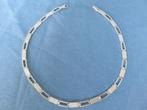Design hals ketting in 925 karaat zilver - 20e eeuw, Ophalen of Verzenden, Zo goed als nieuw, Zilver, Zilver
