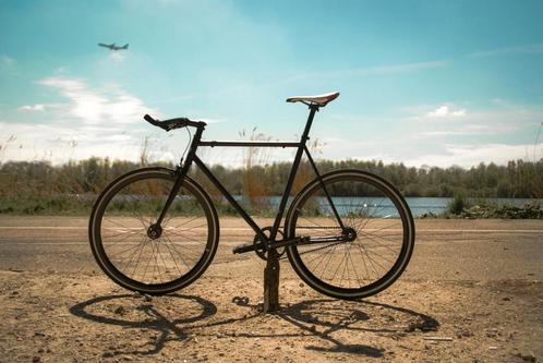 Fixie / Singe Speed Zwart 58cm (voor 180-190cm), Fietsen en Brommers, Fietsen | Racefietsen, Zo goed als nieuw, Overige merken