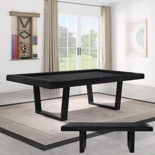 Pooltafel Lexor Dinner Unity Blk Oak, Sport en Fitness, Biljarten en Poolen, Nieuw, Pooltafel, Ophalen of Verzenden