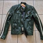 Leren groen motorjack, Kleding | Heren, Ophalen, Zo goed als nieuw, Groen