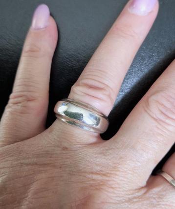 Maat 17 - Mooie ESPRIT zilveren (925) MASSIEVE ring beschikbaar voor biedingen
