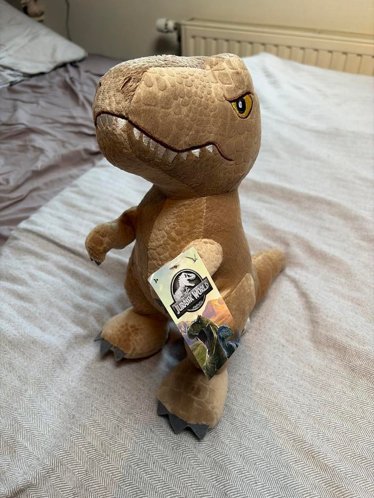 Jurassic World T-Rex Knuffel, Ophalen of Verzenden, Nieuw, Overige typen