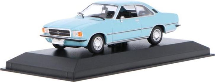 Opel Rekord D 1975 Blauw Model 1/43 Maxichamps 940 044021, Hobby en Vrije tijd, Modelauto's | 1:43, Nieuw, Auto, MiniChamps, Ophalen of Verzenden