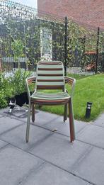 4 Napels Stoelen - Groen & Bruin, Tuin en Terras, Ophalen, Gebruikt, Stapelbaar