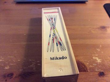Houten Mikado spel, nieuw. Doosje 27 cm lang beschikbaar voor biedingen