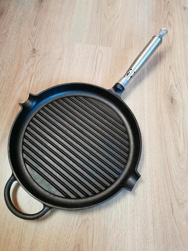 Ronneby Bruk Maestro Grillpan - Gietijzer, Witgoed en Apparatuur, Gourmetstellen, Zo goed als nieuw, Ophalen of Verzenden