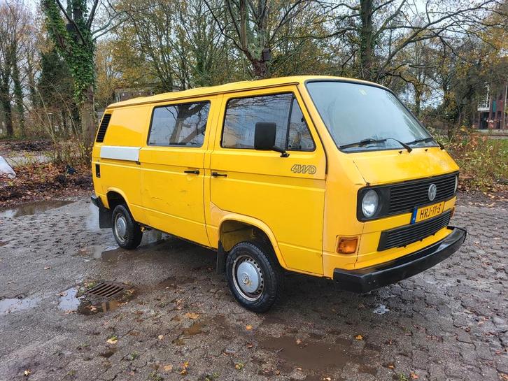Volkswagen Transporter T3 syncro camper 1990 2.1 wbx 4x4, Auto's, Volkswagen, Particulier, Te koop, Transporter, 4x4, Benzine