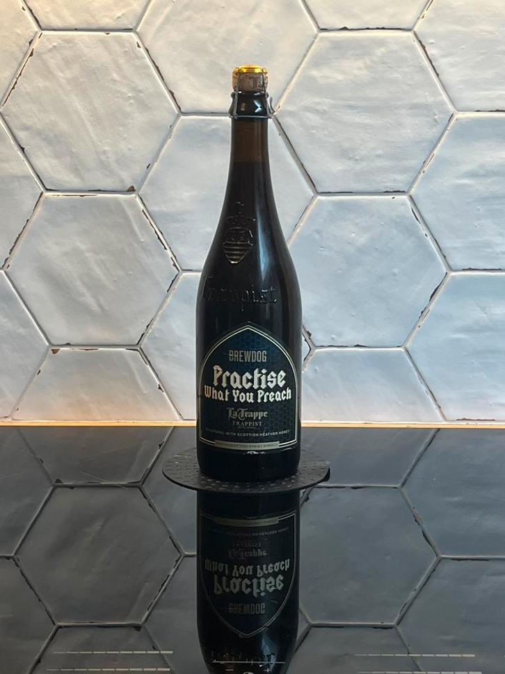 La Trappe & Brewdog Practise what you Preach BA, Verzamelen, Biermerken, Nieuw, Flesje(s), La Trappe, Ophalen of Verzenden