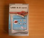 Conceptronic USB 2.0 card, Ophalen of Verzenden, Nieuw