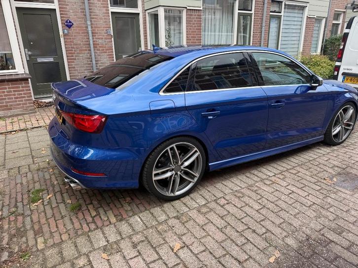 Audi S3 8v limousine Sepang 480 pk, Auto's, Audi, Particulier, S3, 4x4, ABS, Achteruitrijcamera, Airconditioning, Alarm, Bluetooth