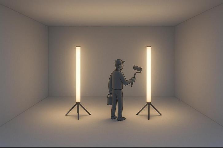 Led toren, werklamp, bouwlamp, Doe-het-zelf en Verbouw, Bouwverlichting, Nieuw, Ophalen of Verzenden