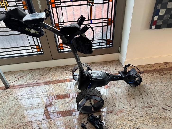 Motocaddy M5 GPS Golfkar - Zo goed als nieuw!, Sport en Fitness, Golf, Zo goed als nieuw, Golfkar, Overige merken, Ophalen of Verzenden