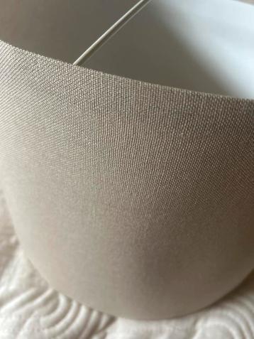 Lampenkap Beige | Lamphouder/Fitting met Snoer - Zwart beschikbaar voor biedingen