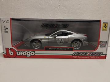 Ferrari California T silver Limited Bburago metal 1:18 KRD beschikbaar voor biedingen