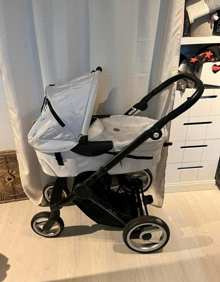 Kinderwagen musty evo zilver & buggy, Kinderen en Baby's, Kinderwagens en Combinaties, Gebruikt, Combiwagen, Mutsy, Ophalen