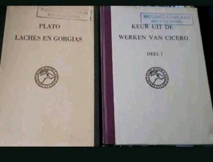 Een tweetal filosofie boeken Plato Cicero Laches, Boeken, Filosofie, Gelezen, Ophalen of Verzenden