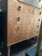Deens teak ladekast, Ophalen, 50 tot 100 cm, Zo goed als nieuw, 3 of 4 laden