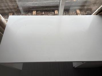 Ikea bureau Malm wit 140x65cm - afbeelding 8