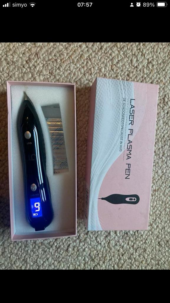 Laser Plasma Pen - Zo Goed Als Nieuw!, Witgoed en Apparatuur, Persoonlijke-verzorgingsapparatuur, Zo goed als nieuw, Overige typen