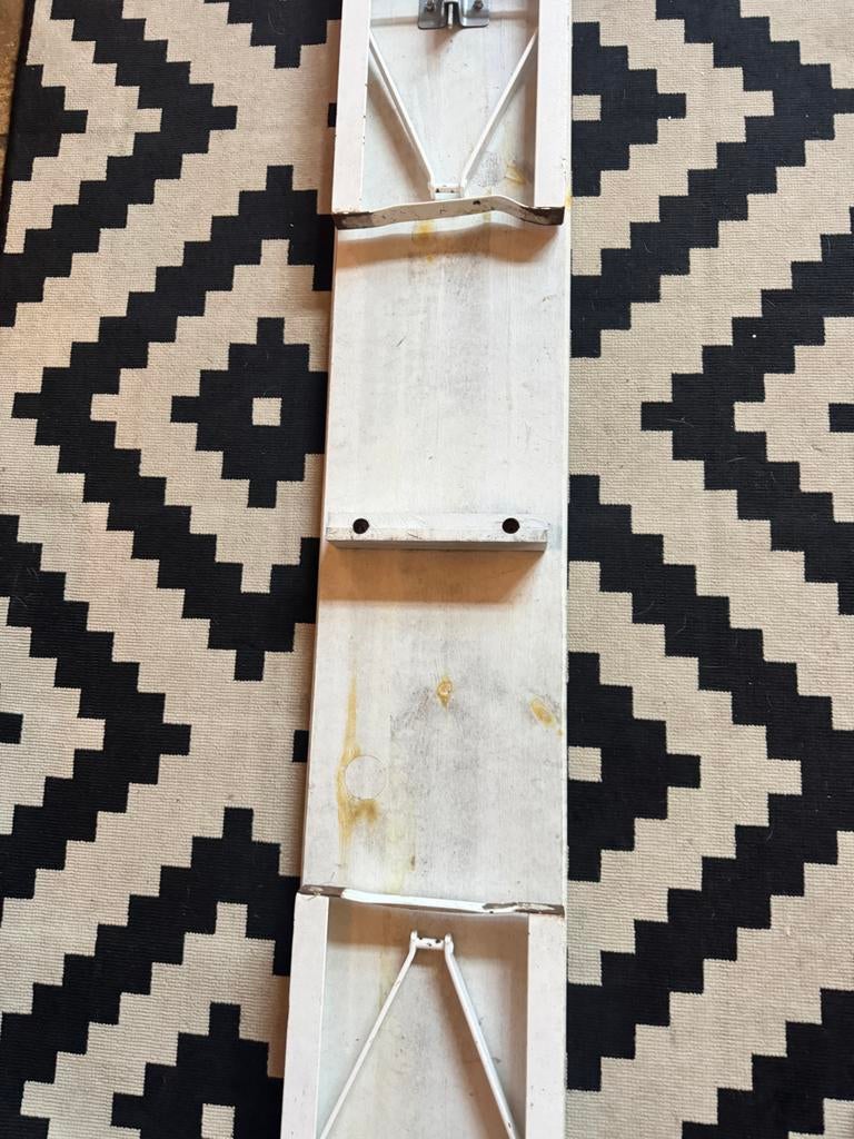 Inklapbare houten bank 185cm, Huis en Inrichting, Banken | Bankstellen, Ophalen, Zo goed als nieuw, Minder dan 75 cm, 150 tot 200 cm