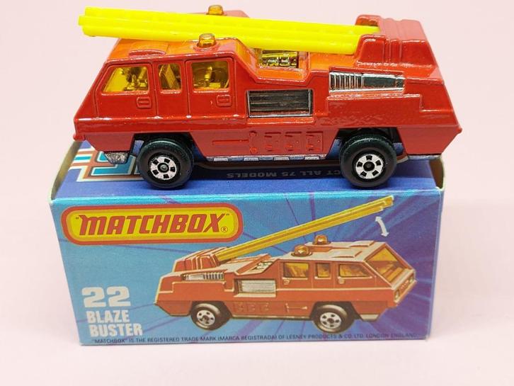 BLAZE BUSTER MATCHBOX No22 UIT1978 ONBESPEELD IN DOOSJE, Hobby en Vrije tijd, Modelauto's | Overige schalen, Nieuw, Bus of Vrachtwagen