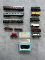 Märklin HO trein, rijtuig en wagons uit 70s, Hobby en Vrije tijd, Modeltreinen | H0, Wisselstroom, Gebruikt, Wagon, Ophalen of Verzenden