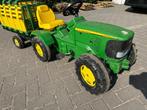 Mooie traptrekker John Deere met aanhanger, Kinderen en Baby's, Speelgoed | Buiten | Skelters, Ophalen, Gebruikt, Overige merken