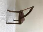 Eetkamerstoelen art deco, zes stuks, Ophalen, Gebruikt, Rood, Hout