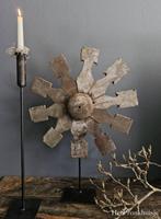Spinnewiel op voet. No5. Landelijk sober stoer, Huis en Inrichting, ., Nieuw, Ophalen of Verzenden, .