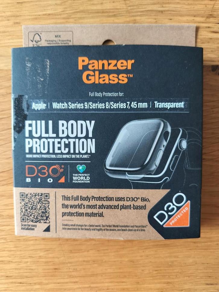 Panzer Glass Full Body Apple watch D30 - 45mm (NIEUW), Telecommunicatie, Mobiele telefoons | Hoesjes en Frontjes | Apple iPhone