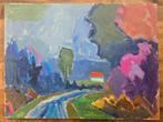 P.C. Kuiper schilderij – De Ploeg stijl – 6080 cm, Antiek en Kunst, Ophalen of Verzenden