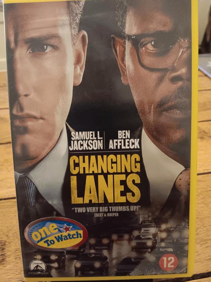Changing Lanes DVD - Samuel L. Jackson & Ben Affleck, Cd's en Dvd's, VHS | Film, Zo goed als nieuw, Drama, Vanaf 12 jaar, Ophalen of Verzenden