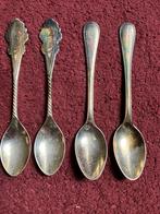 4 losse verzilverde lepeltjes, Ophalen of Verzenden