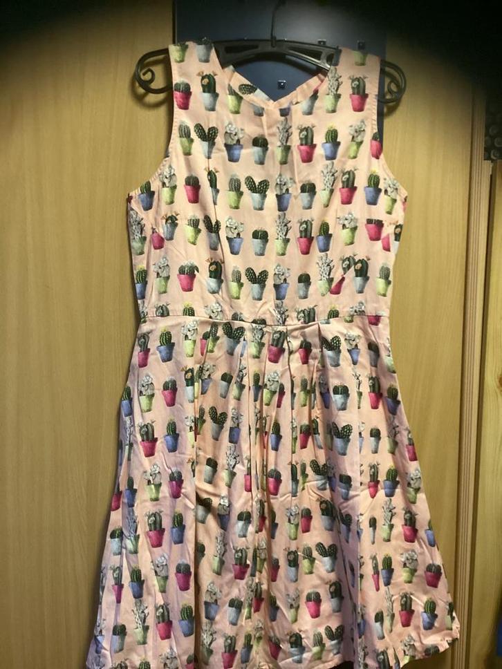 Jurk, cadtussen, mt 40, rits zijkant, mouwloos,, Kleding | Dames, Jumpsuits, Zo goed als nieuw, Maat 38/40 (M), Zwart, Ophalen of Verzenden