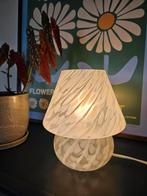 Vintage Hudstadt leuchten lamp mushroom murano retro, Huis en Inrichting, Ophalen of Verzenden, Zo goed als nieuw, Glas, Minder dan 50 cm