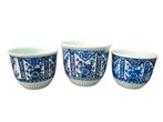 Delfts blauwe bloempottenset, Antiek en Kunst, Antiek | Vazen, Verzenden
