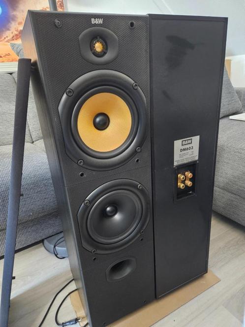 B&W DM603, Audio, Tv en Foto, Luidsprekers, Gebruikt, Front, Rear of Stereo speakers, 60 tot 120 watt, Bowers & Wilkins (B&W)