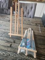 2 x tafelezel/kleine schildersezel (gebruikte=gereserveerd), Hobby en Vrije tijd, Schilderen, Ophalen, Zo goed als nieuw, Ezel