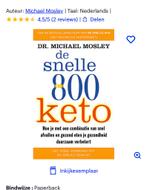 De snelle 800 keto, Nieuw, Ophalen of Verzenden, Dieet en Voeding, Michael Mosley