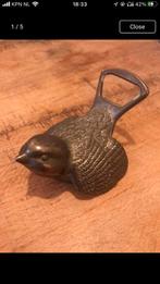 White Bronze Bird Bottle Opener, Ophalen of Verzenden
