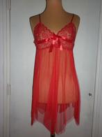 nachthemd / babydoll maat small, Verzenden, Rood, Nachtkleding