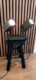 Vintage kubus spotlight seventies retro bruin, Huis en Inrichting, Lampen | Wandlampen, Ophalen of Verzenden, Zo goed als nieuw