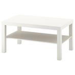 Witte Salontafel met Opbergruimte, Huis en Inrichting, Tafels | Salontafels, Ophalen of Verzenden