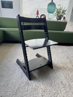 Stokke Tripp Trapp zwart, Ophalen, Gebruikt, Meegroeistoel, Gordel(s)