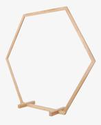 Houten backdrop hexagon, Ophalen, Gebruikt, Versiering, Geboorte of Huwelijk