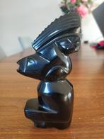 Azteken beeldje van Obsidiaan, Antiek en Kunst, Ophalen of Verzenden
