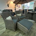 4 Seasons Outdoor (4SO) Tuinset Incl. 6 Stoelen + Voetenbank, Tuin en Terras, Tuinsets en Loungesets, Verzenden, ., Zo goed als nieuw