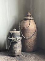 Diverse nepalese kruikjes met deksel op voorraad, Ophalen, Bergen op zoom, Nieuw, Info@biekkies.nl