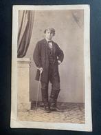 cdv carte de visite stoere man G Kegel Gassel Brabant, Verzamelen, Verzenden, Voor 1940, Zo goed als nieuw, Foto