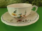 Gien "Oiseaux de Paradis" koffie/theekop en schotel, Antiek en Kunst, Antiek | Servies los, Ophalen